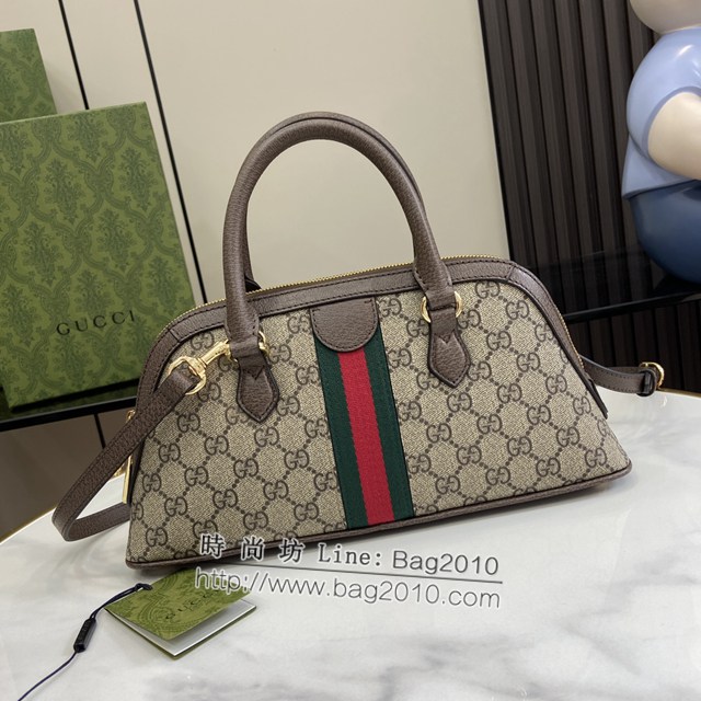 Gucci專櫃古馳最新款Ophidia系列小號手提包肩背腋下包 jh2266型號：795249